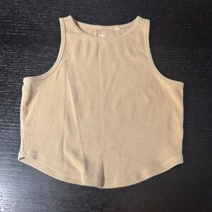 Pacsun Cotton Tan crop top
